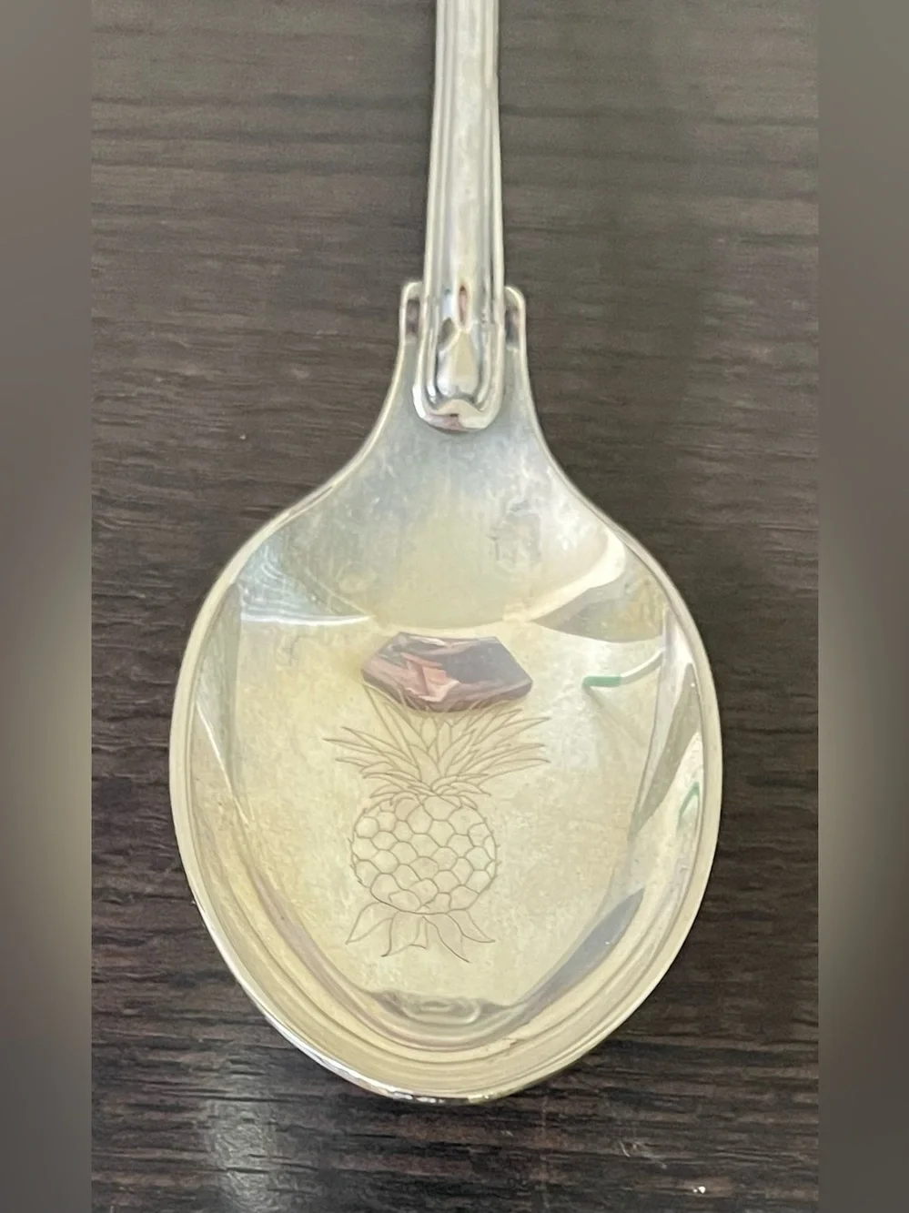 VTG Sheffield Silverplate Serving Spoon, Made in Italy, Approx. 13 inches long